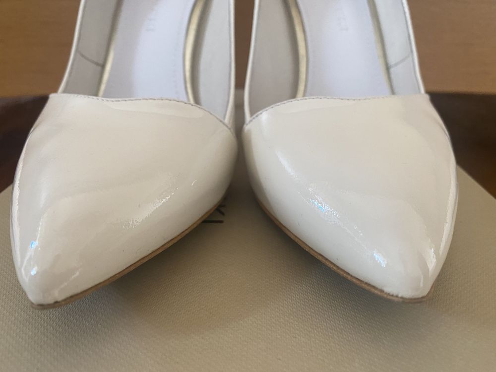 Buty szpilki 38 skóra Baldowski ślub