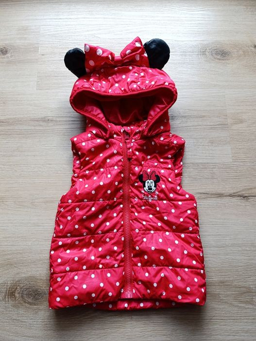 Kamizelka bezrękawnik Myszka Minnie H&M rozmiar 86