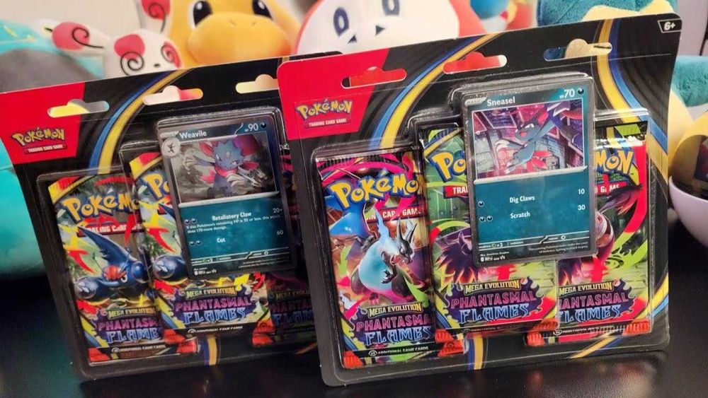 Bundle Pokemon TCG – Phantasmal Flames: 3-Pack Blister