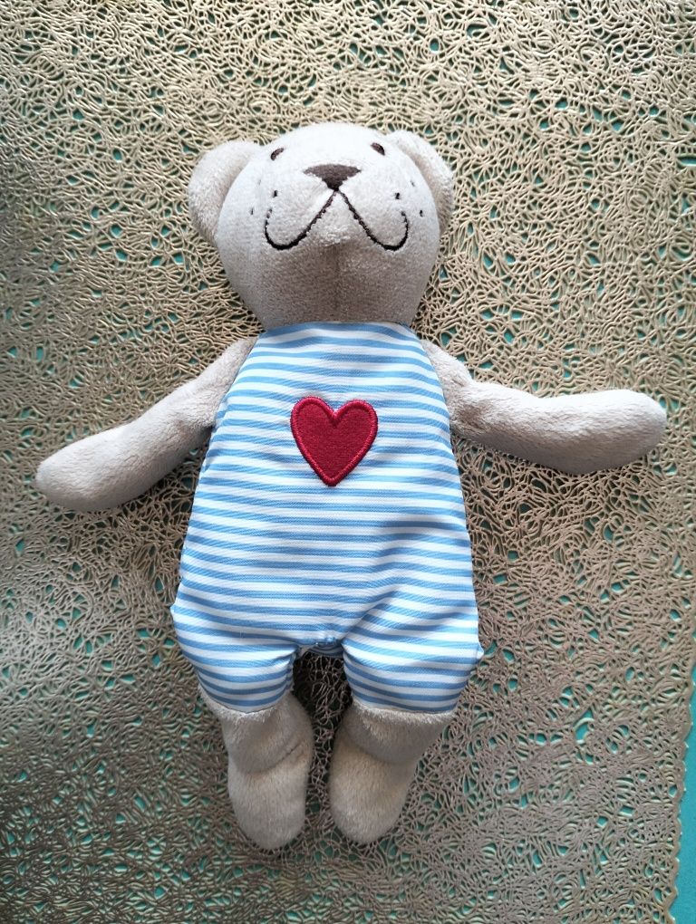 Miękkie maskotki : dwa miśki przytulaki : 22cm długości
