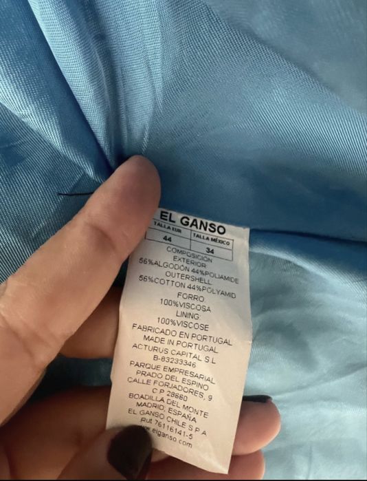 Casaco El Ganso 44