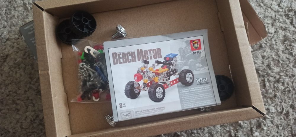 Mały konstruktor Beach motor dla kreatywnych dzieci