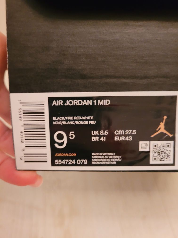 Nike air jordan 1 róż.43 używane