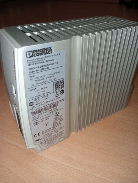 Zasilacz impulsowy Trio Power na szynę Din 48v DC 10 A Nowy