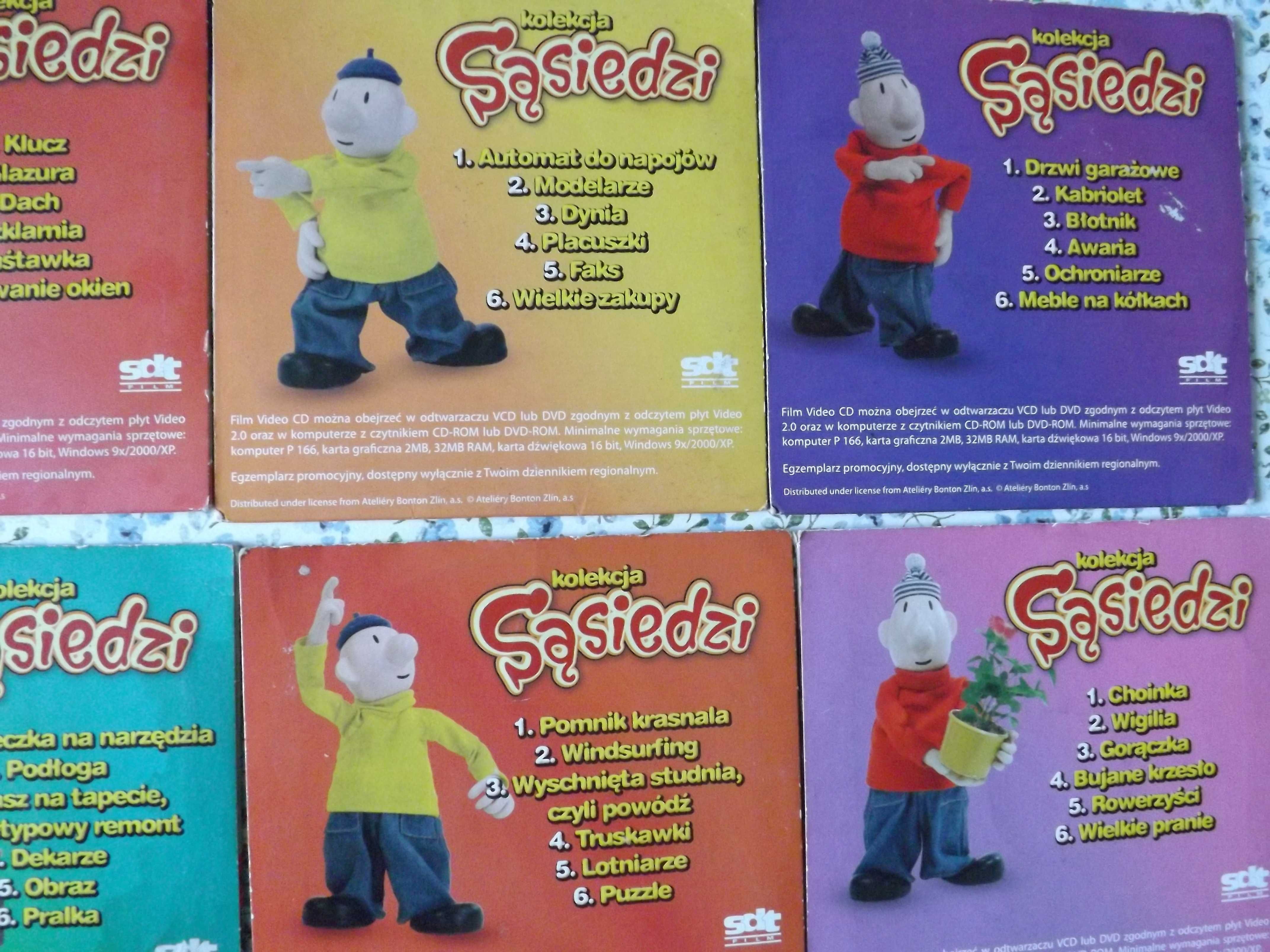 Sąsiedzi, Mat i Pat, 60 bajek na vcd kolekcja