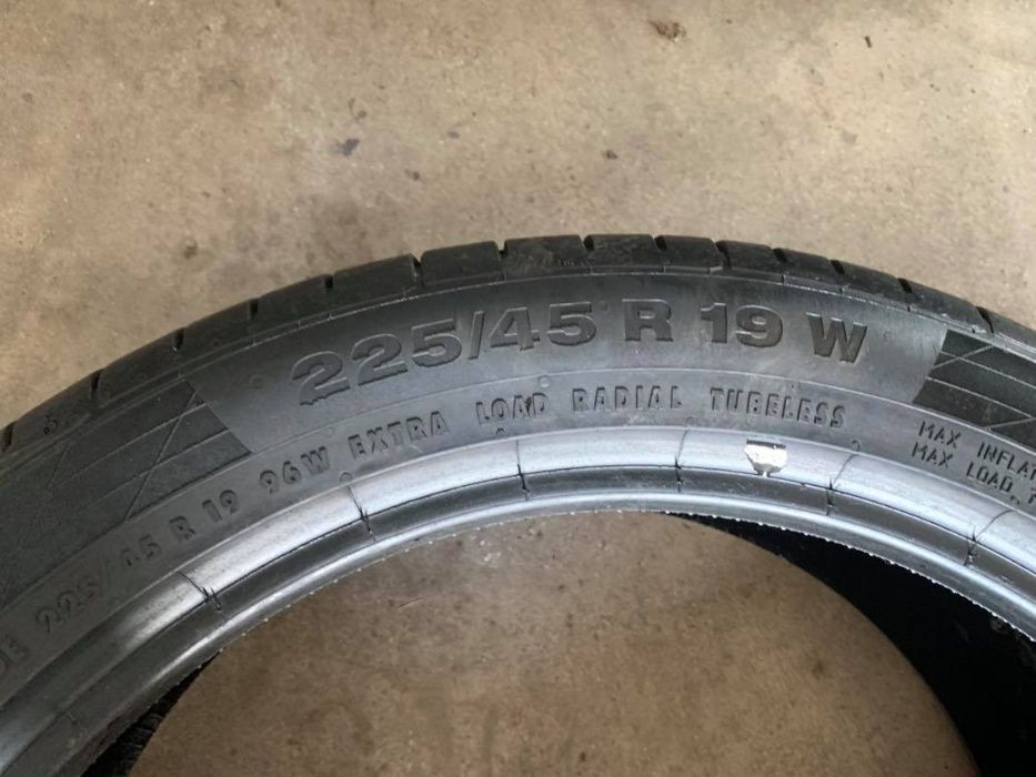 4szt. 225/45R19 Continental contisportCONTACT 5