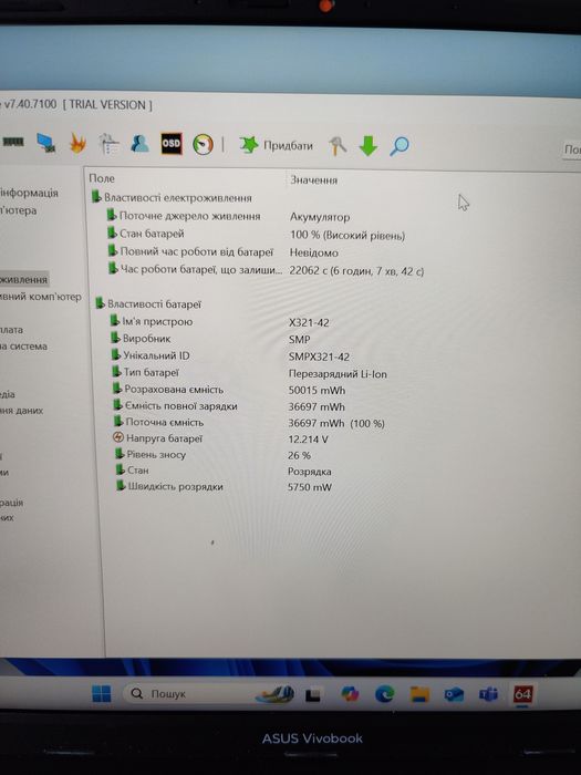 Ноутбук asus vivobook s14 OLED / i3 1220p /12 ГБ/SSD 256