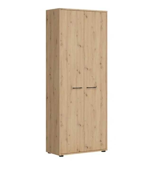 regał Space Office 80 cm z 2 drzwiami dąb artisan