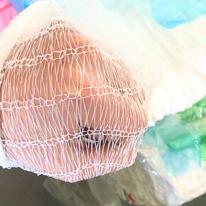 Mocna Siatka do pakowania choinek Fi 55cm x 300m Rękaw LZ45 Biała