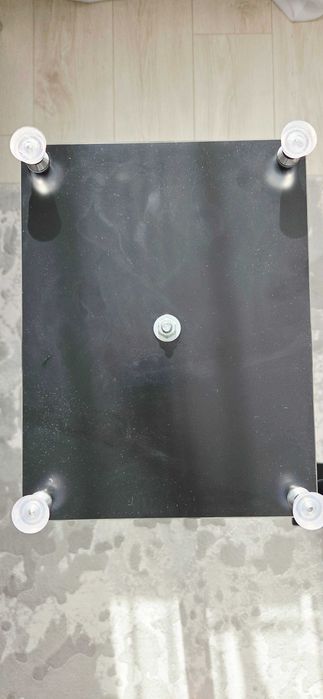 Podstawki 2 szt. pod kolumny 73 cm czarne SUPER STAN