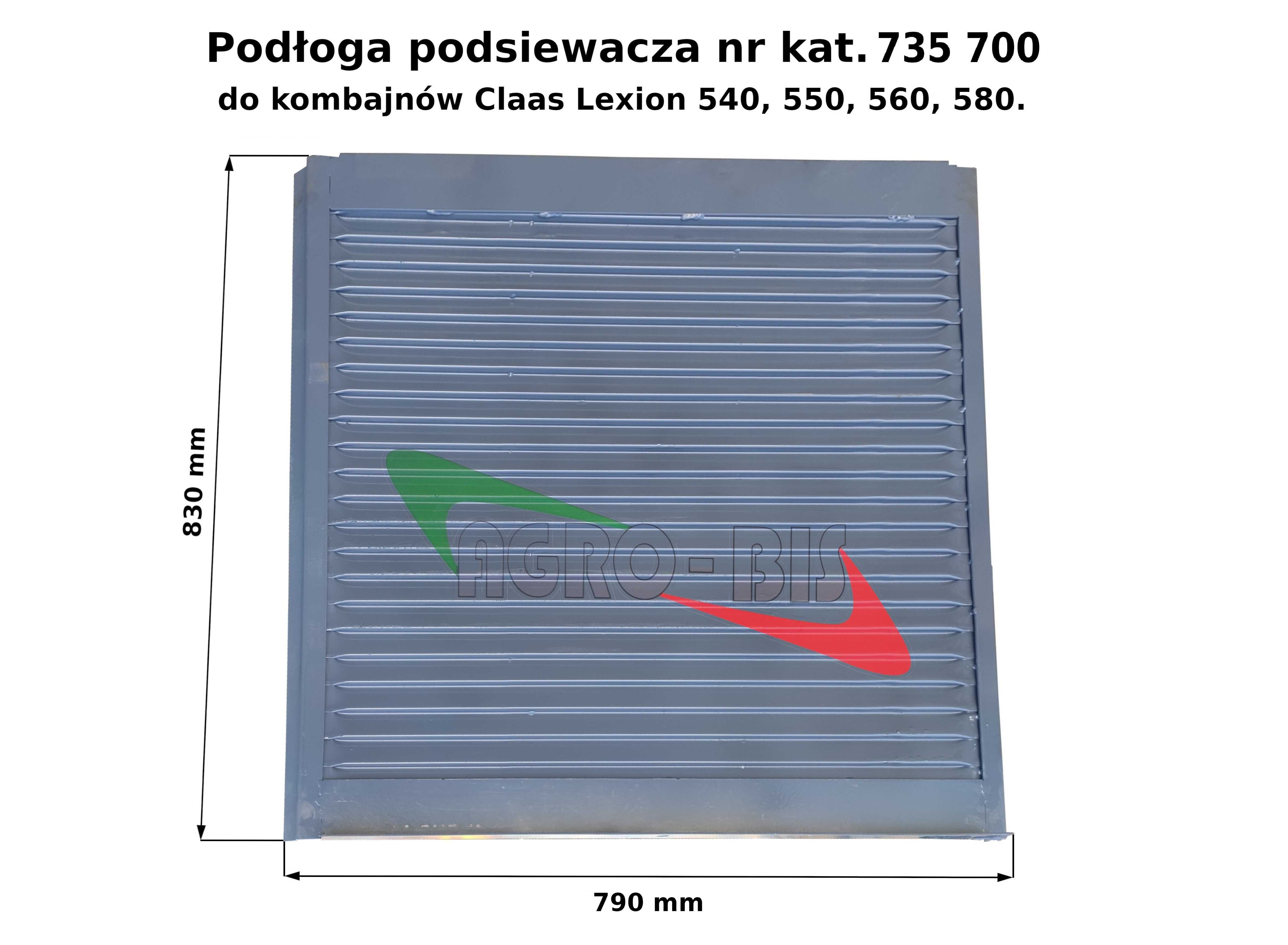 Podłoga podsiewacza 735 700 Claas Lexion