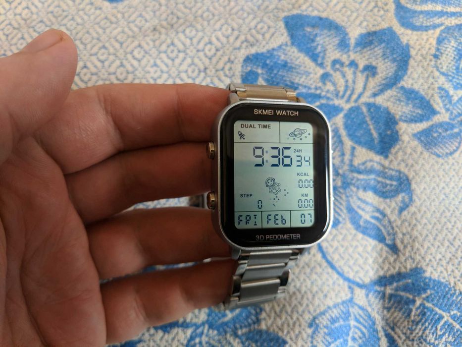 Чоловічий годинник Skmei Kosmos 1888SI Silver. Новий.