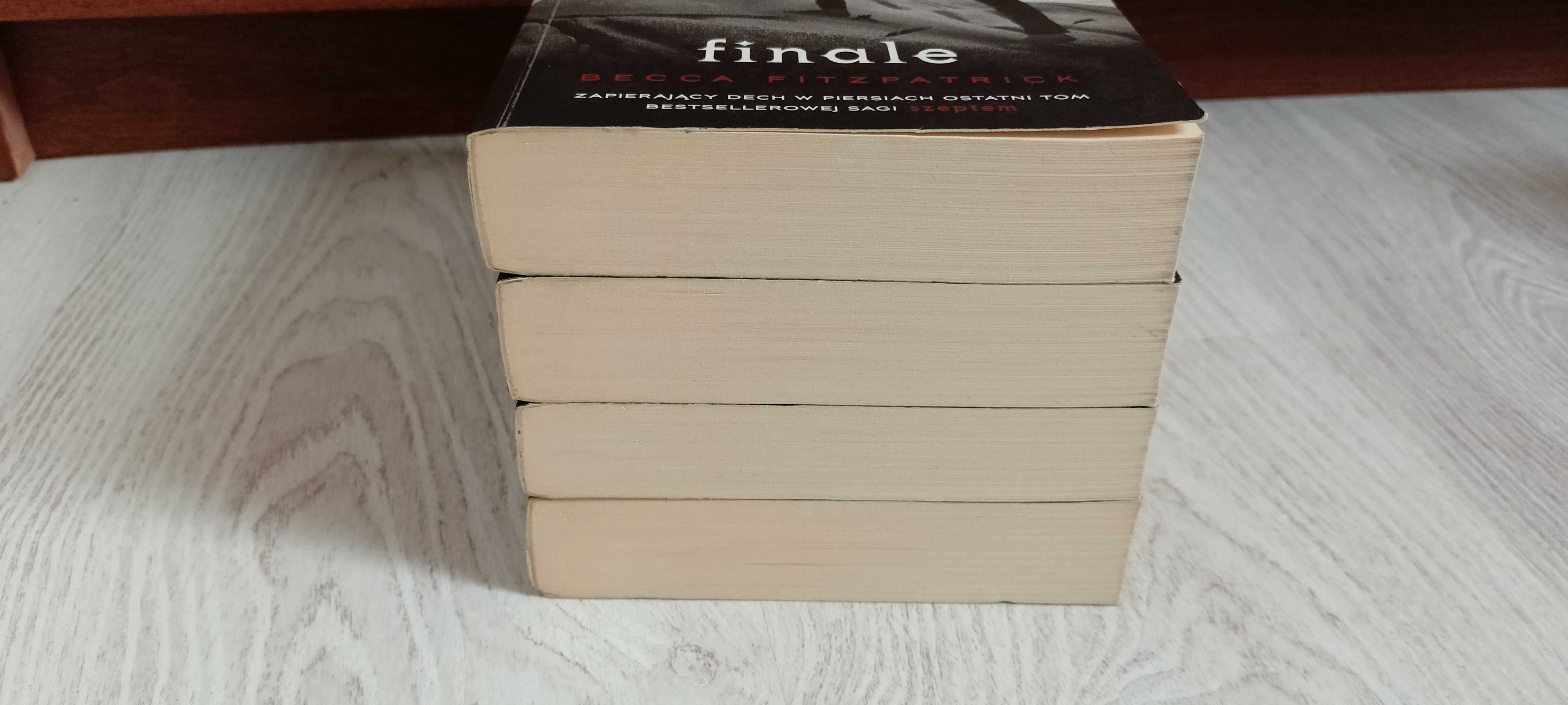 4x Becca Fitzpatrick Szeptem + Crescendo + Cisza + Finale