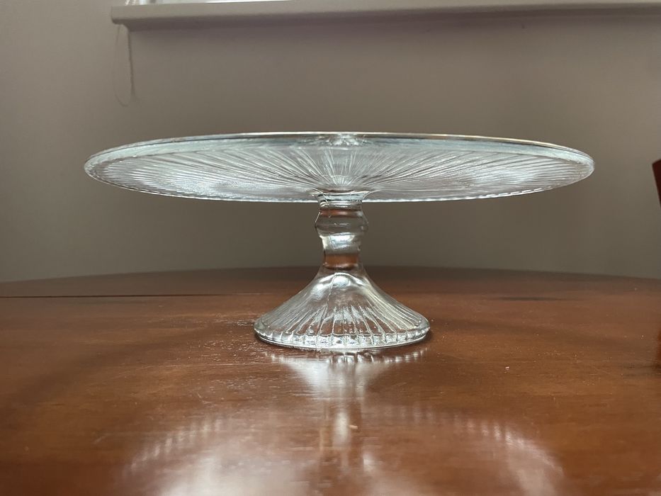 Szklana patera na tort / ciasto 30cm