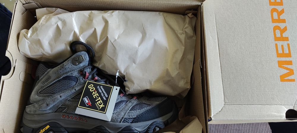 Botas Merrell caminhada moab 3 mid gore-tex 43,5