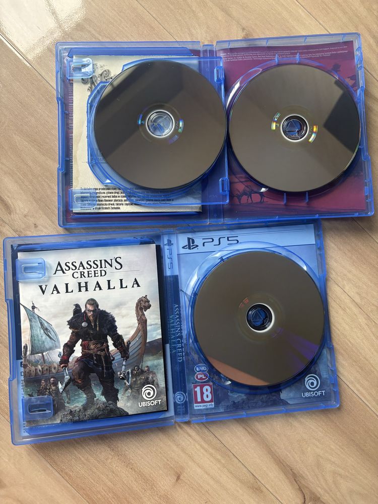 Gry assassins creed valhalla i red dead redemption 2 ps4/ps5