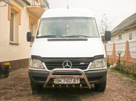 Кенгурятник Mercedes Sprinter 2006+•Обвес•Дуги•Пороги Захист авто