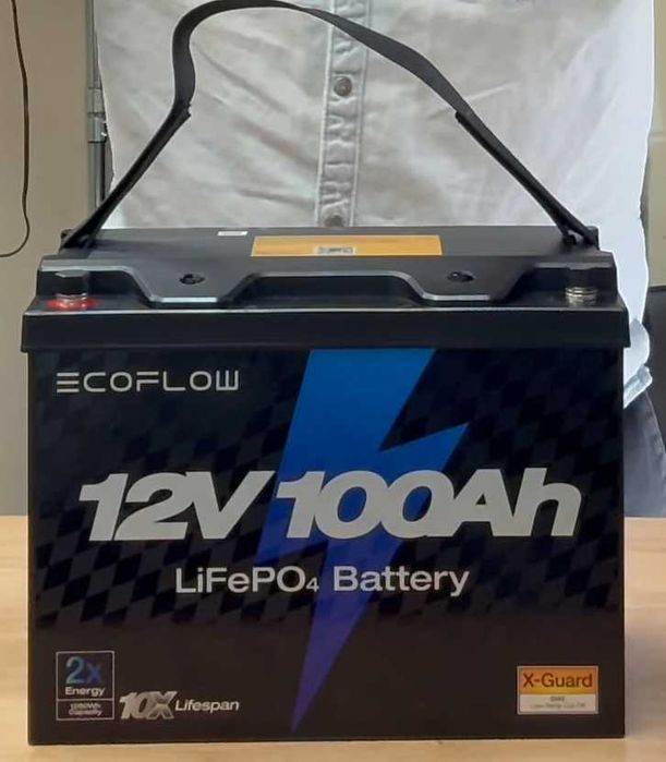 EcoFlow літієва батарея 12V 24v 100Ah 100Аг Deep Cycle LiFePO4 Li-ion