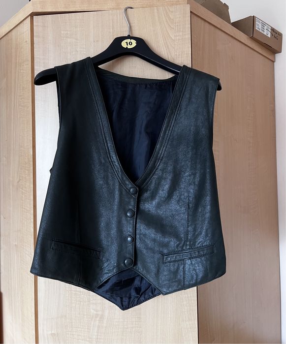 Kamizelka skorzana damska