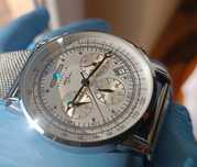 ZEPPELIN 100 Jahre, SW500 -10 xx. Nowy chronograf vintage z USA.
