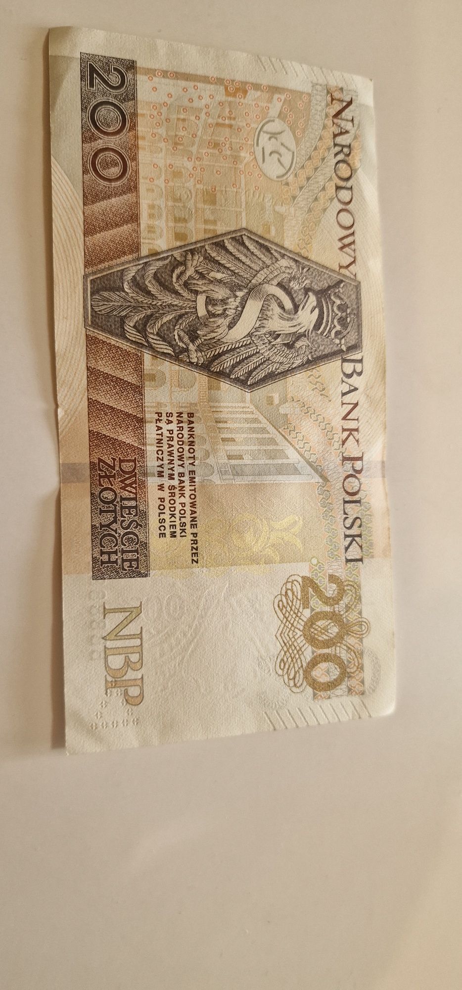 200 zł z fajna serią i nr