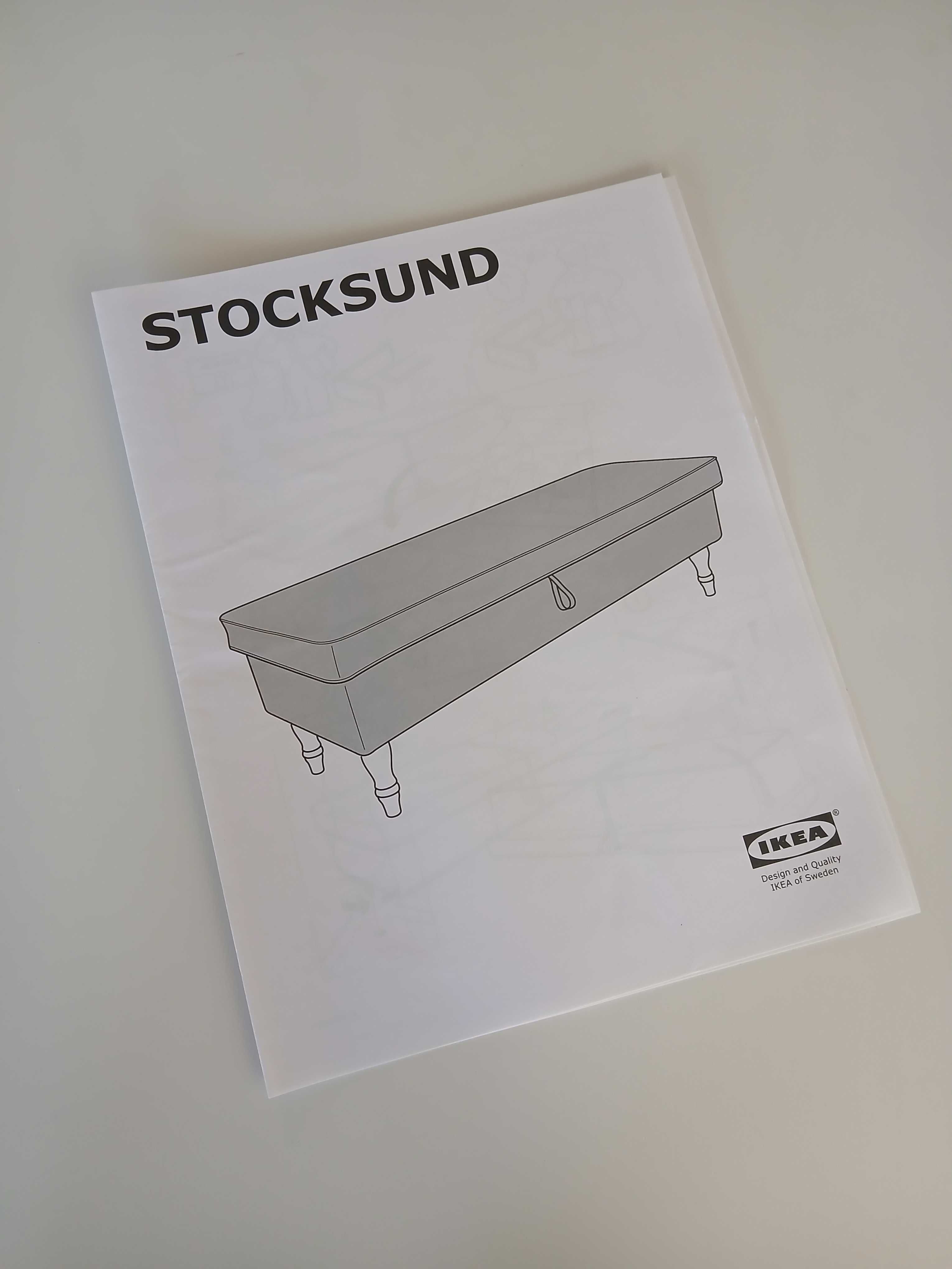 Banco IKEA com Báscula Para Arrumações, modelo "STOCKSUND"