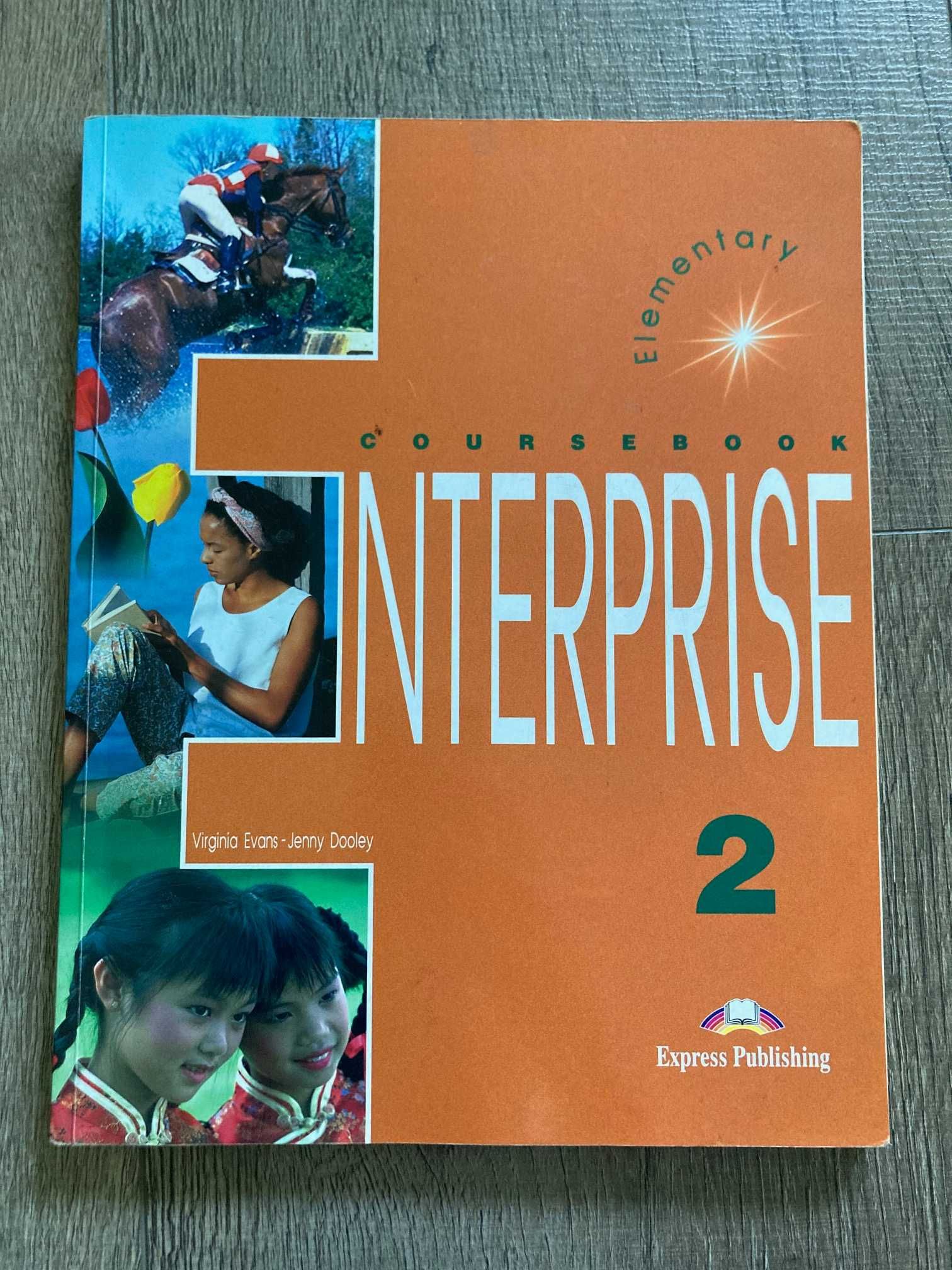 Komplet książek angielski Enterprise english 2 3 4 kurs