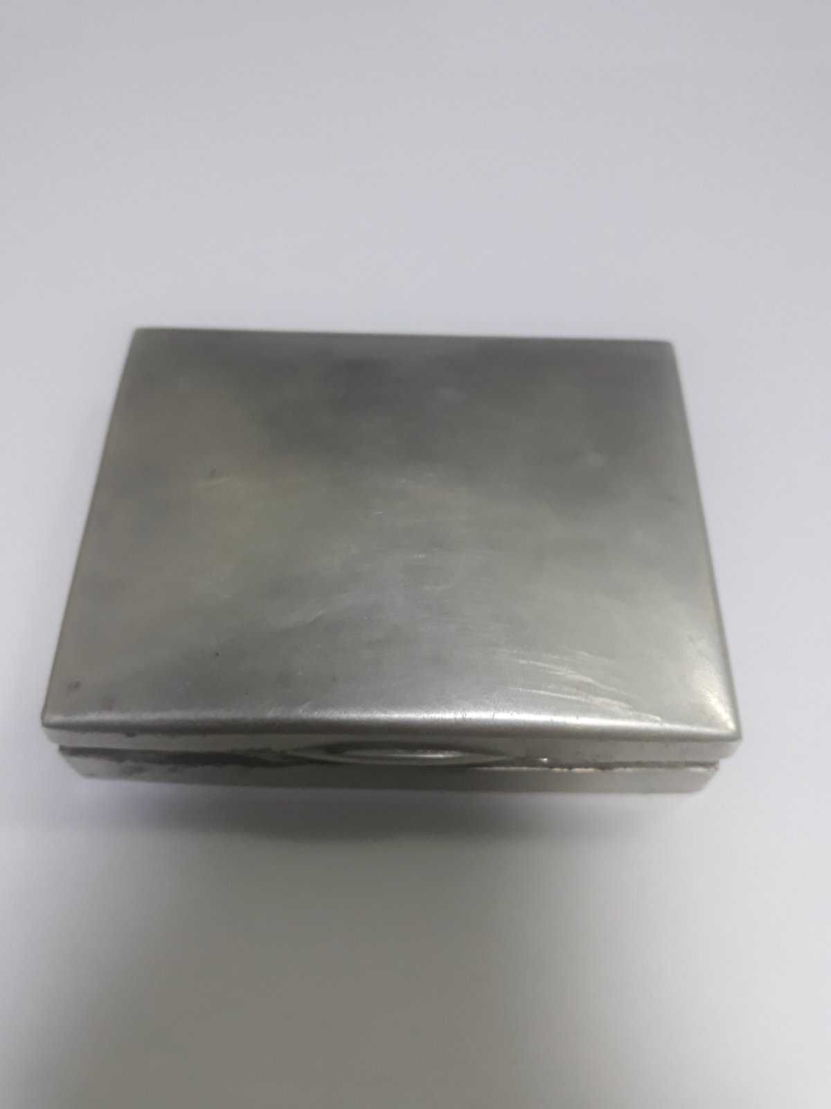 Коробочка, шкатулка серебряная для мужчин ( серебряный пор - гар )