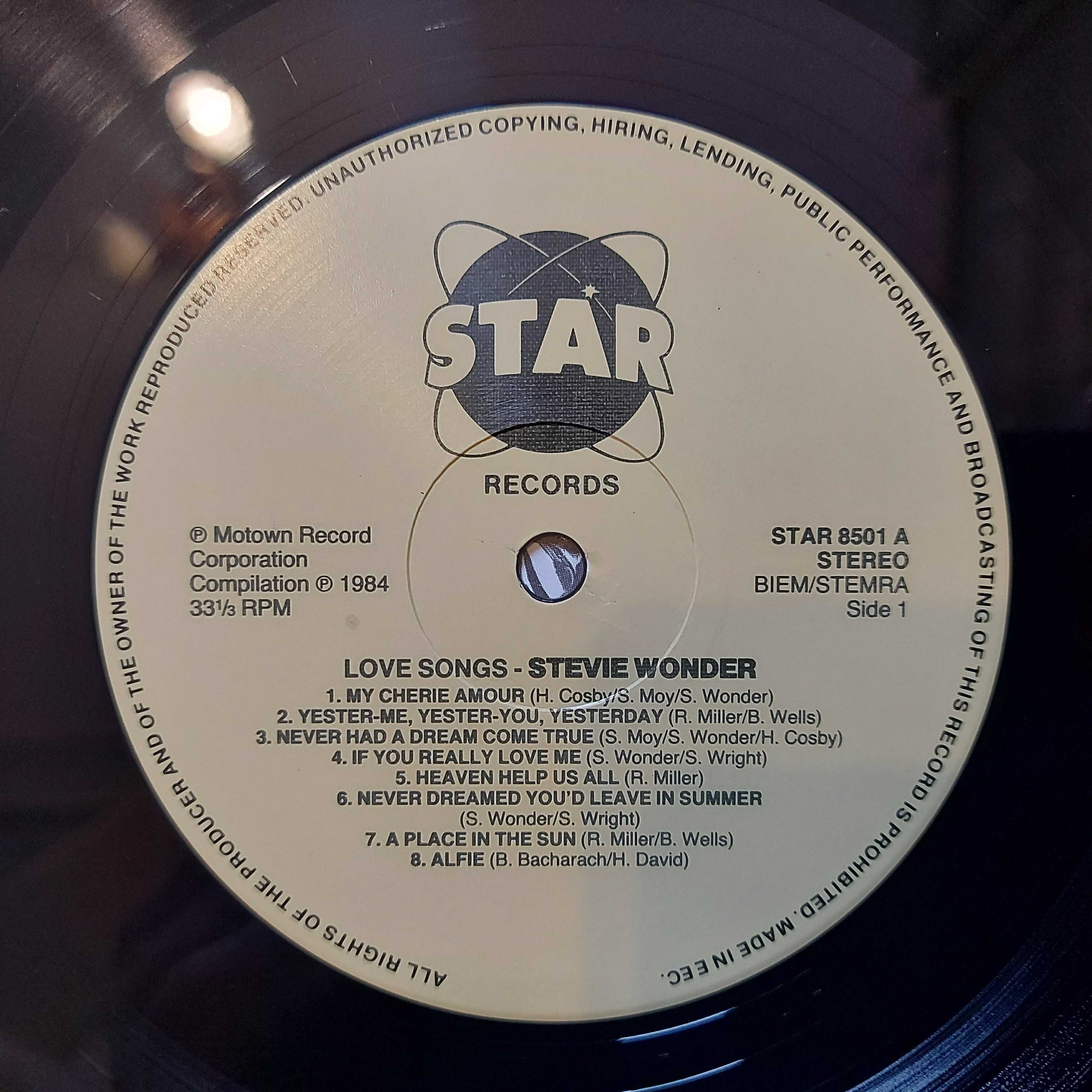 Stevie Wonder ‎Love Songs NL 1984 (EX+/EX)