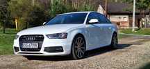Piękna biała audi a4 b8 s-line, quttro