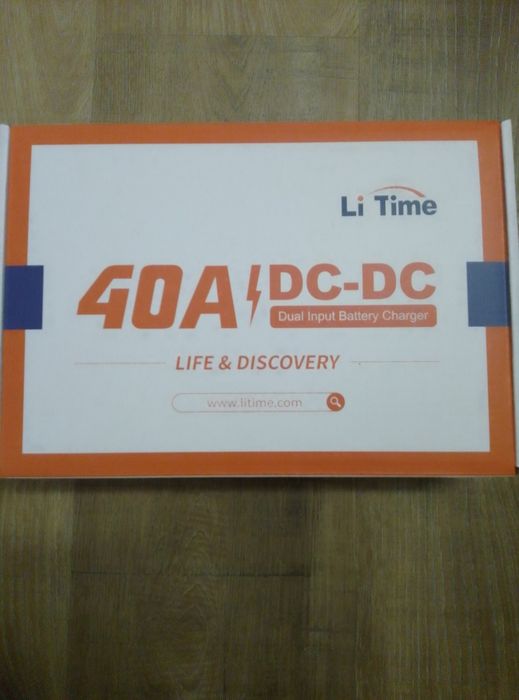 Зарядное устройство LiTime 12 В 40 А DC-DC с двумя входами