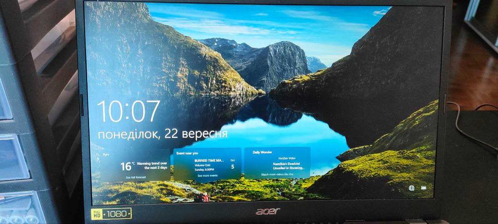 Acer Aspire 5 15 r7530U 8+ годин автономна робота
