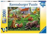 Puzzle Xxl 200 Zwierzaki W Ogrodzie, Ravensburger
