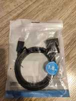 Kabel displayport v 1.2 na dvi-d 1.8m