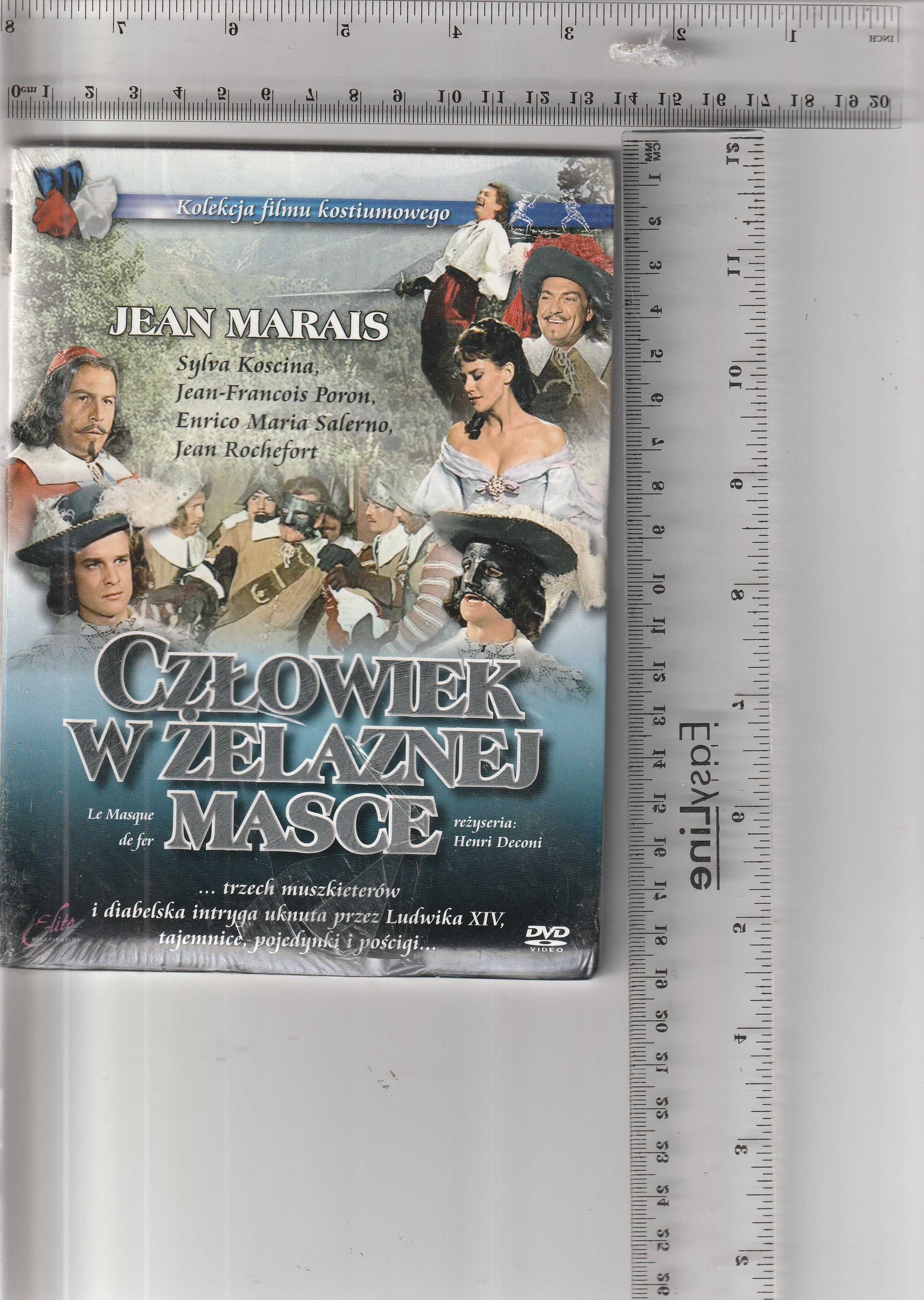 Człowiek w żelaznej masce Sylva Koscina DVD