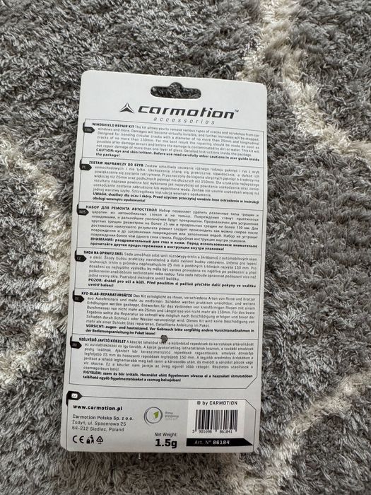 zestaw naprawczy do szyb
