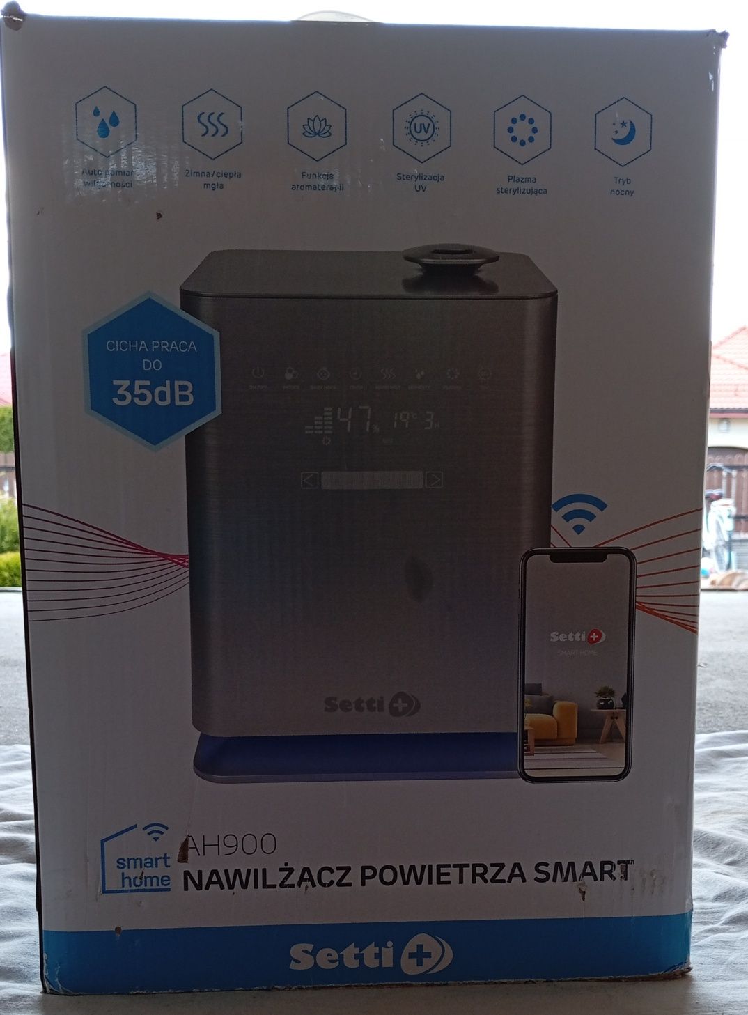 Nawilżacz ultradźwiękowy SETTI+ Smart AH900