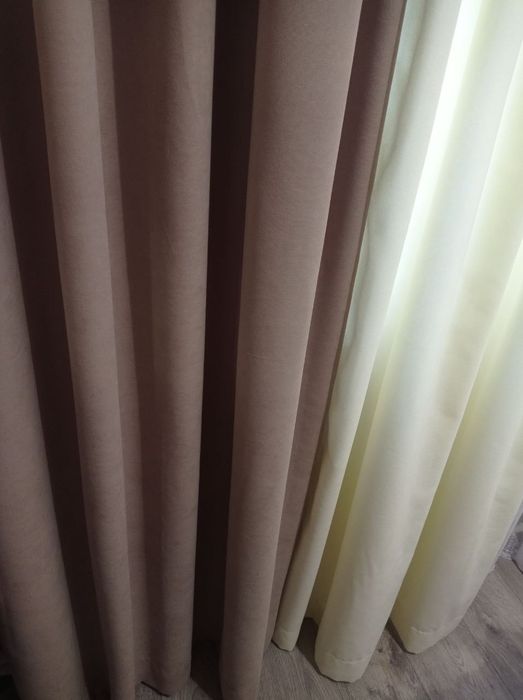 Красиві штори дует з мікровелюру Petek