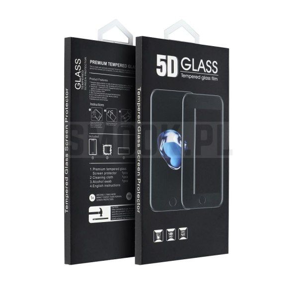 5D Full Glue Tempered Glass - do iPhone 14 Pro Max (MATTE) czarny