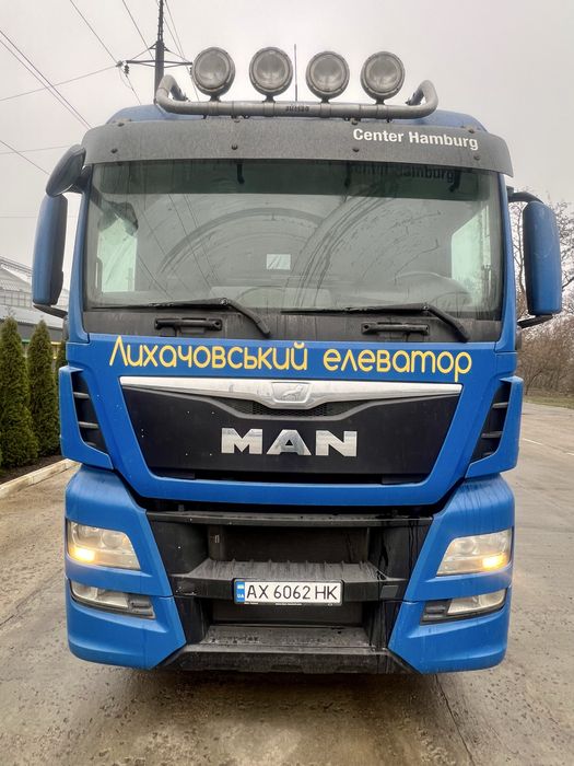 Man tgx с прицепом krone