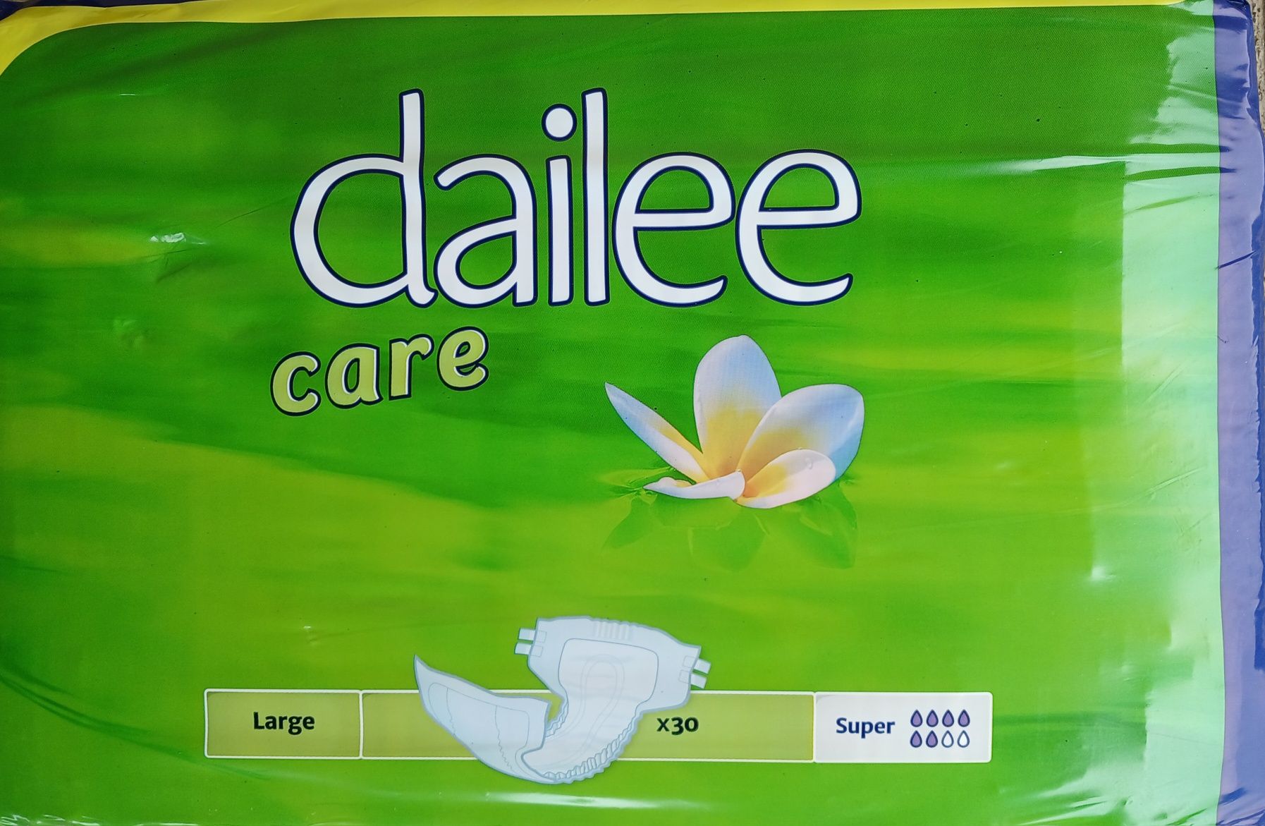 Памперсы для взрослых Dailee Super 6 капель. Размер L.