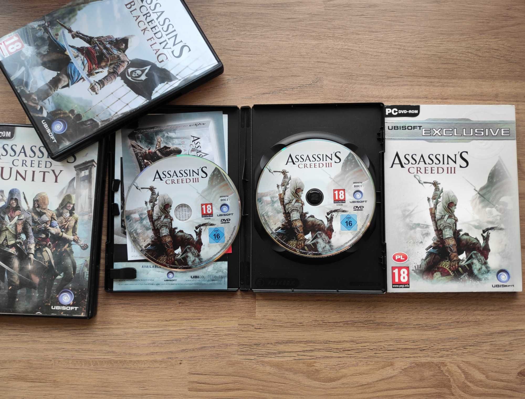 Assassin's Creed PC Kolekcja Dodatki Zestaw Gier