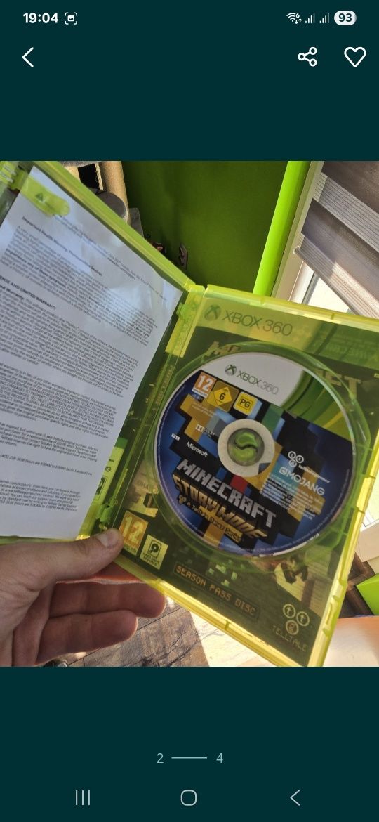 Minecraft Story Mode Xbox 360 Gra przygodową season 1 x360