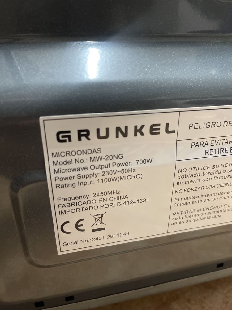 Microondas grunkel