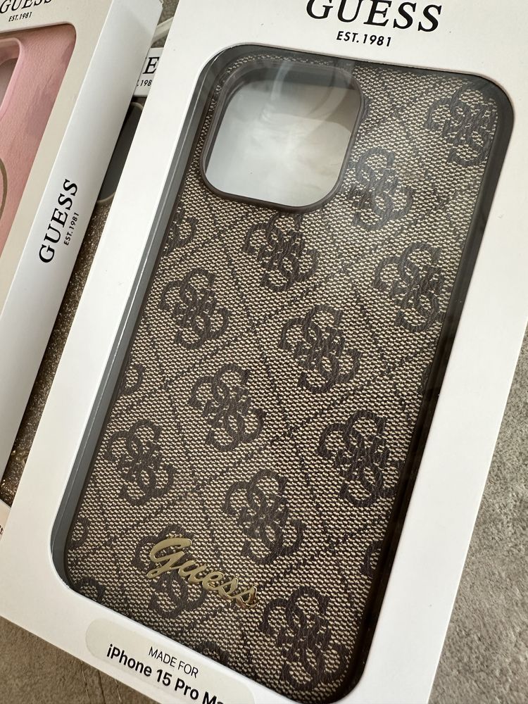 Чехлы guess на iphone 15 pro max