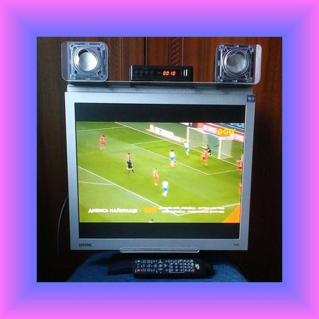 Плоский ЖК Телевизор для цифрового эфирного телевидения T2 (комплект)