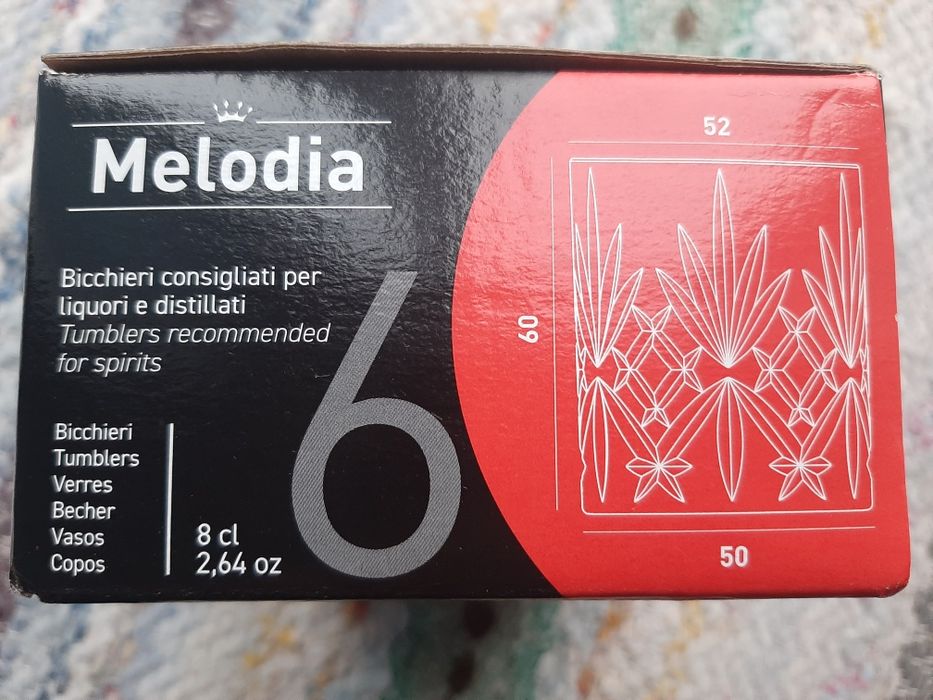 Nowy ekskluzywny zestaw kieliszków zastawa komplet dom kuchnia serwis