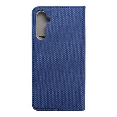 Etui Z Klapką Magnet Samsung Galaxy M34 5G Granatowe + Szkło 9H