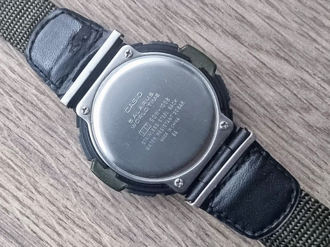 Casio ProTrek SGW-100B outdoor kompas azymut termometr