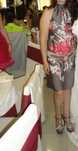 Vestido de cetim CAMAÏEU